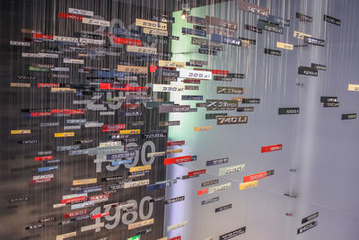 Full frame shot of illuminated building