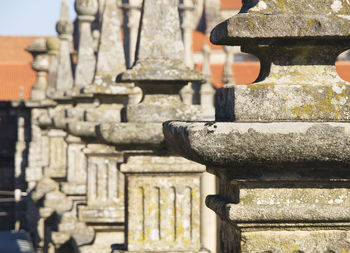 Close-up of old temple