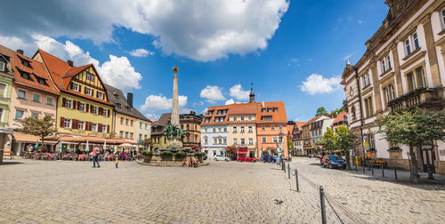 Panoramic view of buildings in city