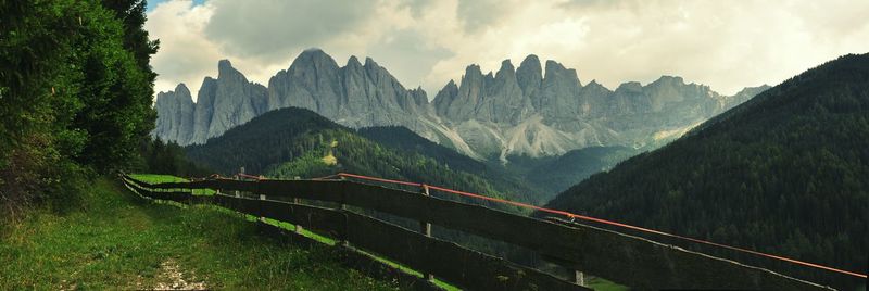 Panoramic view of landscape against sky