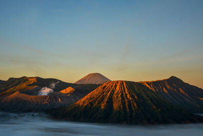 Landscape of mount bromo indonesia