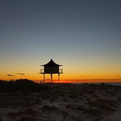 Sunset at semaphore beach in south australia.