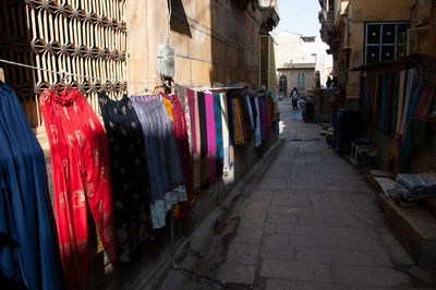 Street amidst buildings in city