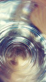 Close-up of bubbles in water