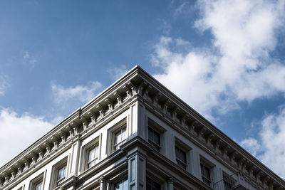 Low angle view of building against sky