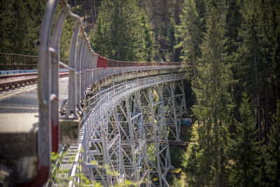 Disused railway track and steel bridge