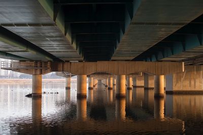 Interior of bridge