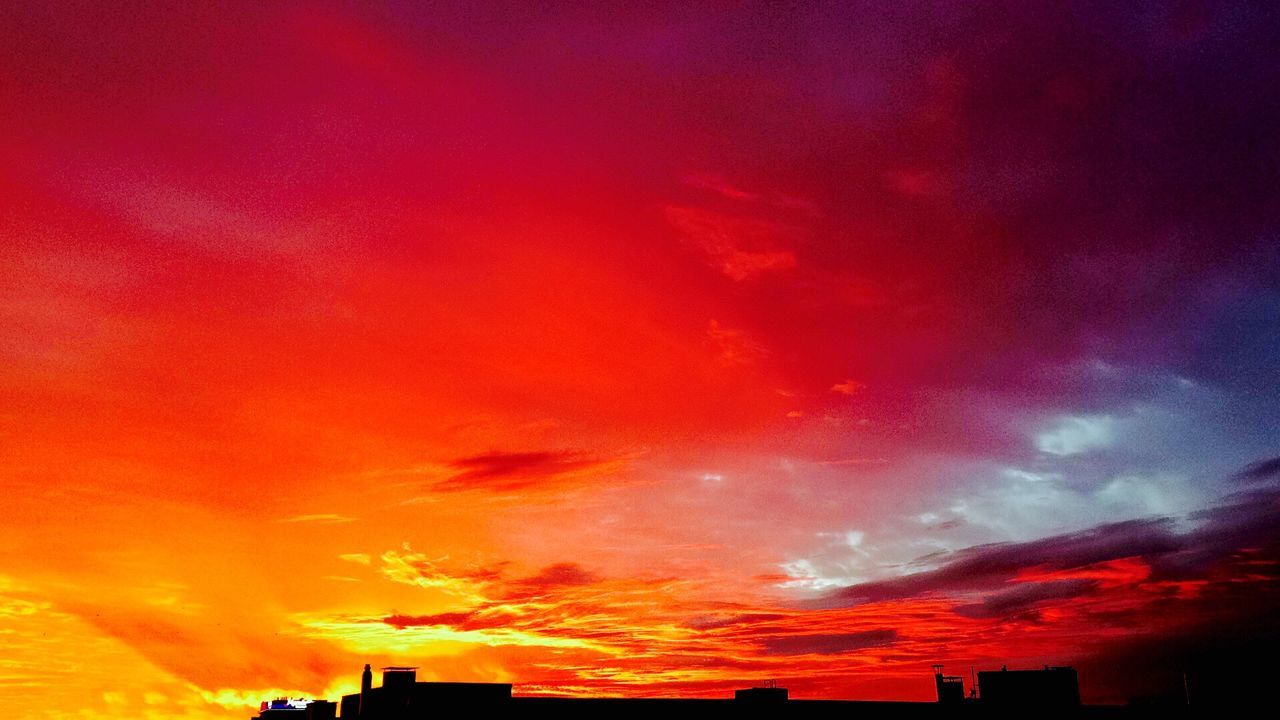 SCENIC VIEW OF RED SKY