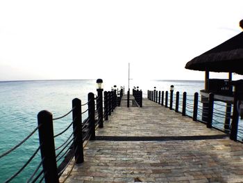 Pier leading to sea