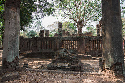 Old ruins of temple