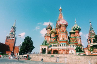 Built structure against blue sky