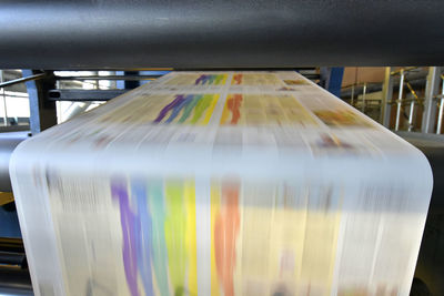 Printing machine in a printing shop