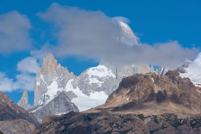 Fitz roy mountain near el chalten, in patagonia, argentina