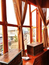 Interior of restaurant