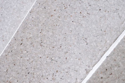 High angle view of tiled floor