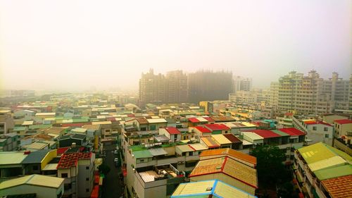 High angle view of a city