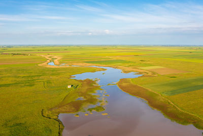 Scenic view of landscape against sky
