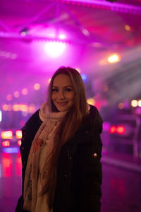 Portrait of a smiling young woman