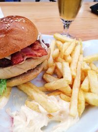 Close-up of french fries