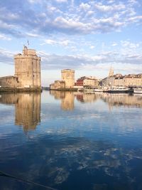 Buildings at waterfront