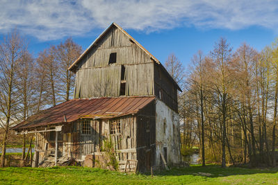 House on field