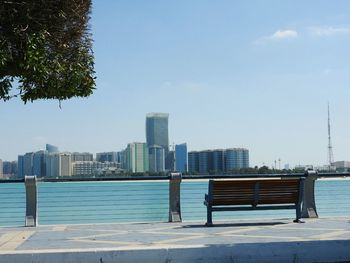 City skyline against sky