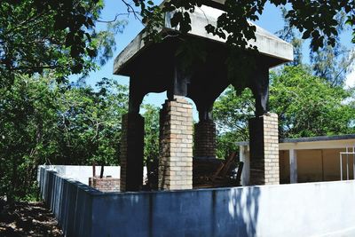 Built structure against sky in city