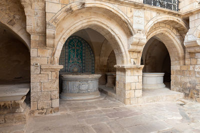 Entrance of historic building