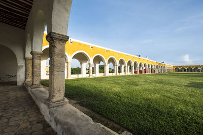 Izamal.traveling around yucatan peninsula in mexico