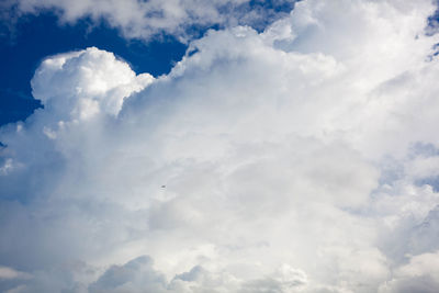 Low angle view of clouds in sky