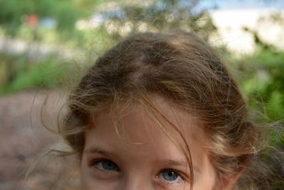 Close-up portrait of girl