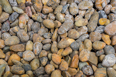 Full frame shot of stones