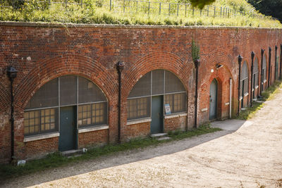 Entrance of building