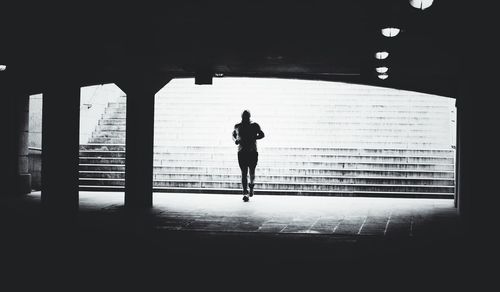 Full length of woman in bikini