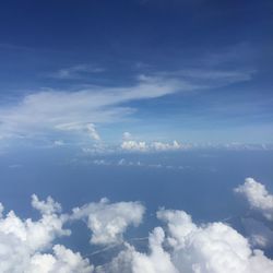 Scenic view of cloudy sky