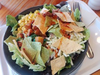 Close-up of food on plate