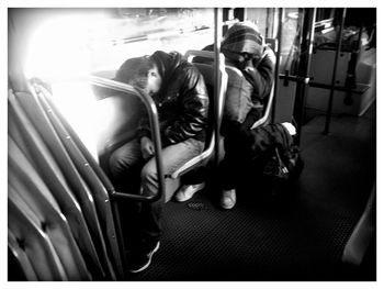 Close-up of woman standing in pond
