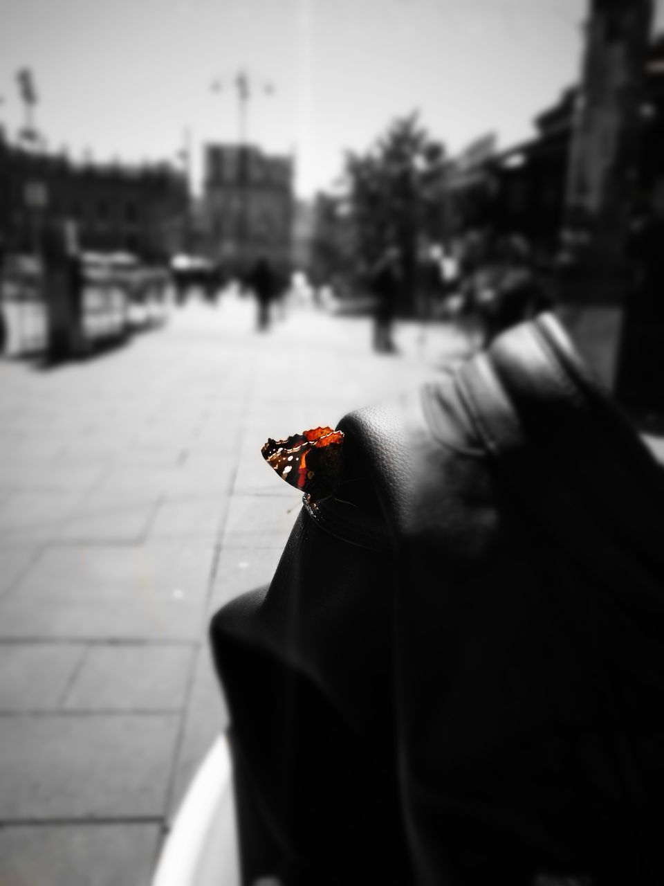 CLOSE-UP OF WOMAN WITH UMBRELLA