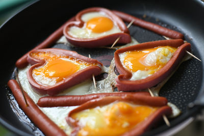 Close-up of food in plate