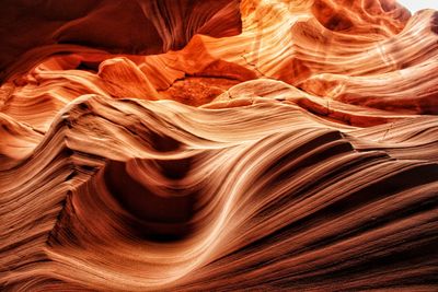 Close-up of rock formation