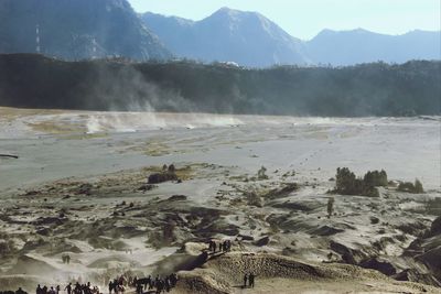 Scenic view of mountains
