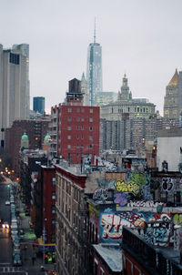 Skyscrapers in city