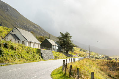 Road to a farm in the scotthish highlands