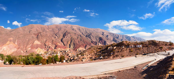 Panoramic view of landscape against sky