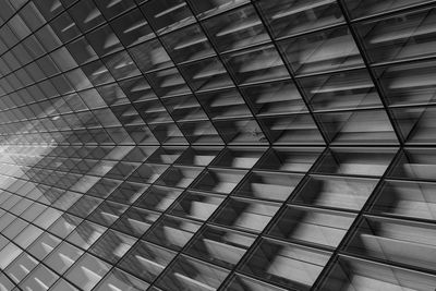 Low angle view of skylight