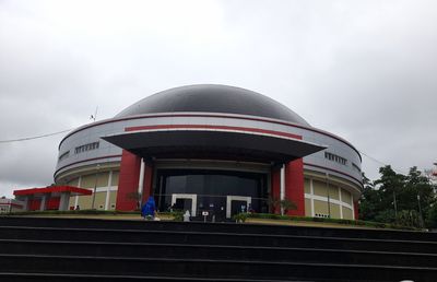 Low angle view of building against sky