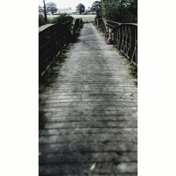 Surface level of railroad tracks