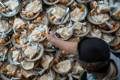 Full frame shot of seashells