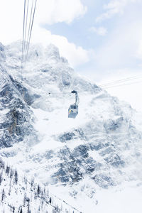 Ski lift at garmisch partenkirchen