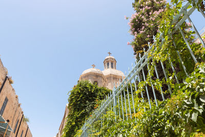 Low angle view of historical building against sky